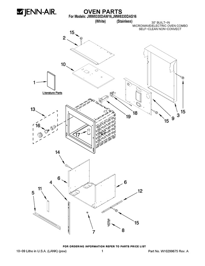 Diagram for JMW8330DAW16
