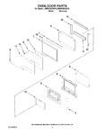 Diagram for 02 - Oven Door Parts