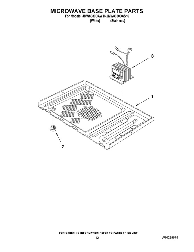 Diagram for JMW8330DAW16