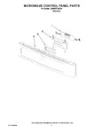 Diagram for 05 - Microwave Control Panel Parts