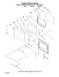 Diagram for 02 - Oven Door Parts