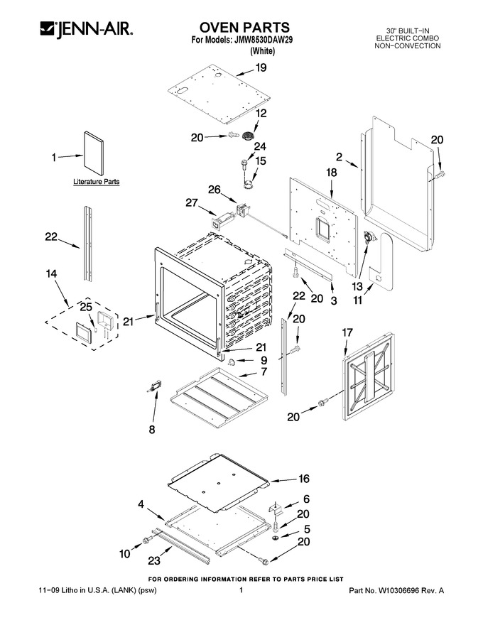 Diagram for JMW8530DAW29