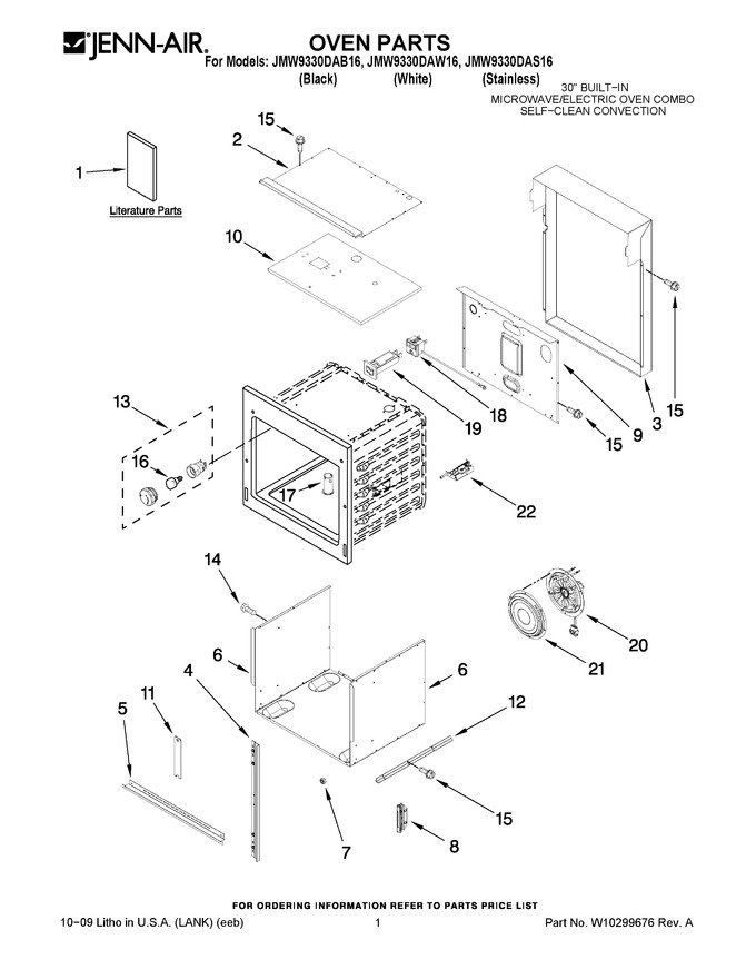 Diagram for JMW9330DAB16