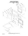 Diagram for 02 - Oven Door Parts