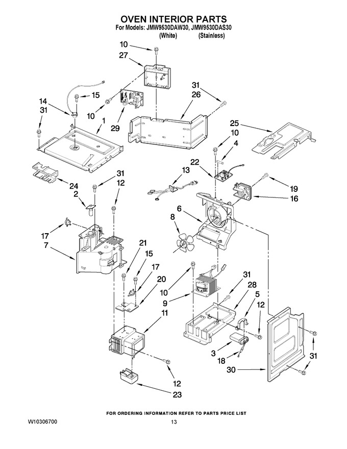 Diagram for JMW9530DAW30