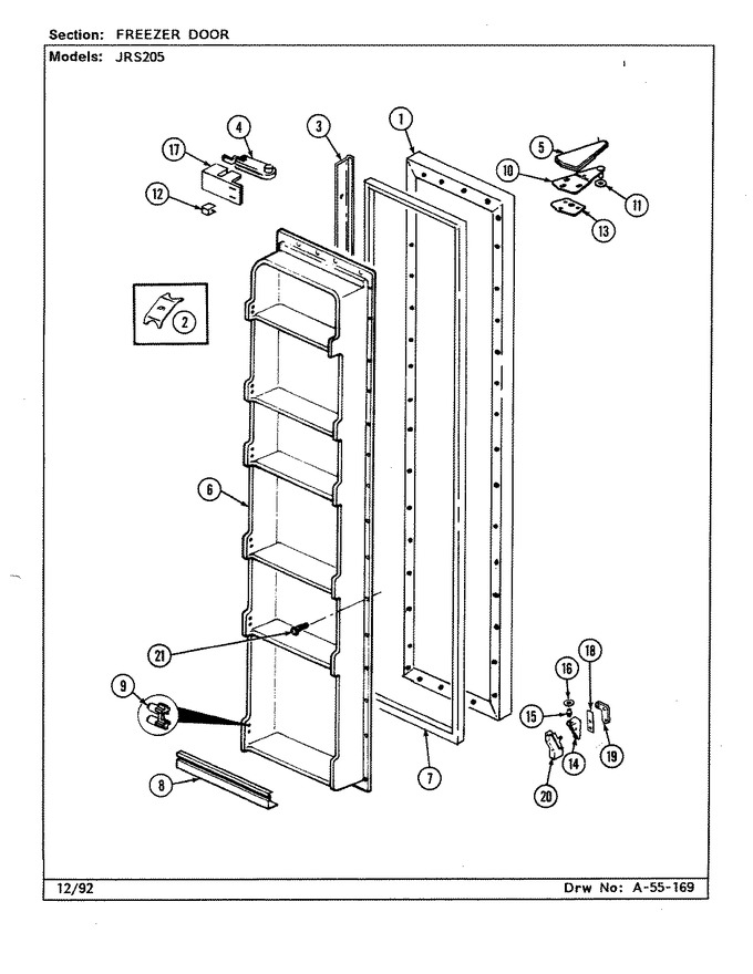 Diagram for JRS205L (BOM: DQ01A)