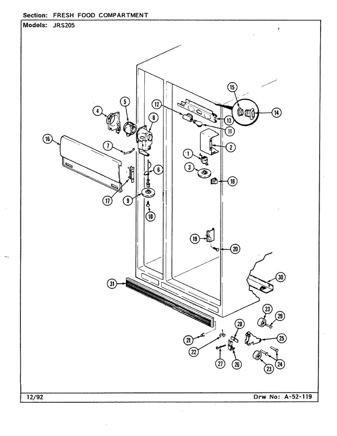 Diagram for JRS205W (BOM: DQ01A)