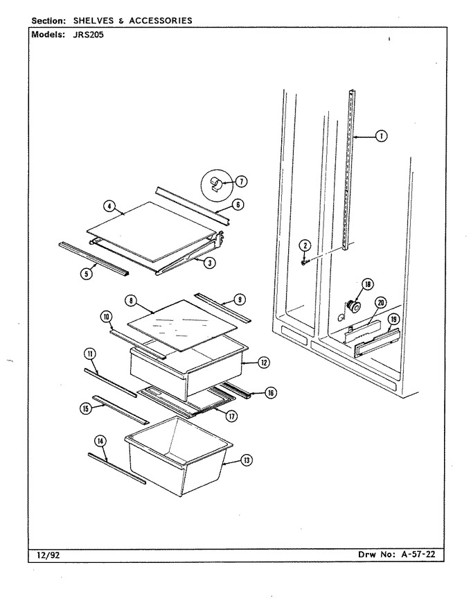 Diagram for JRS205L (BOM: DQ01A)