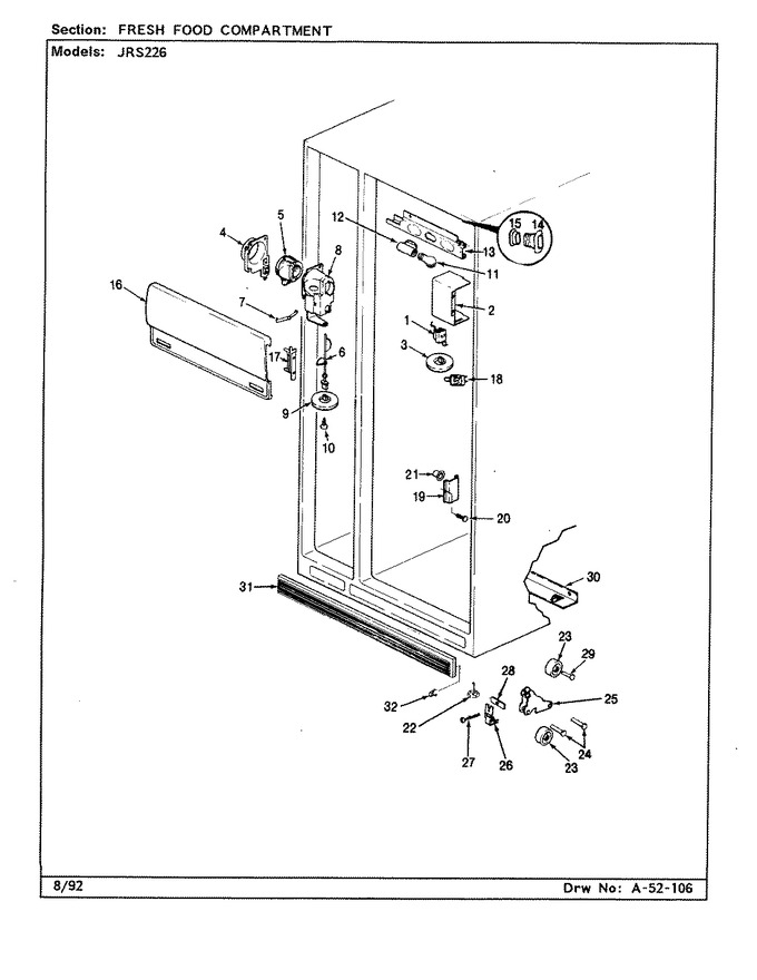 Diagram for JRS226 (BOM: BQ21A)