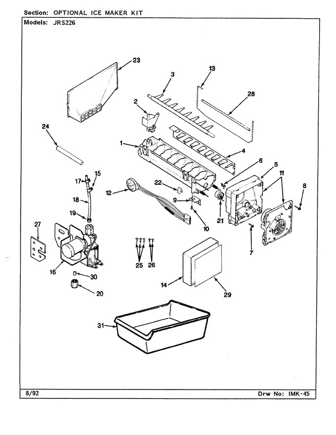 Diagram for JRS226 (BOM: AQ21B)