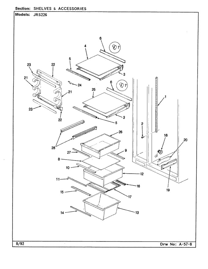 Diagram for JRS226 (BOM: AQ21B)