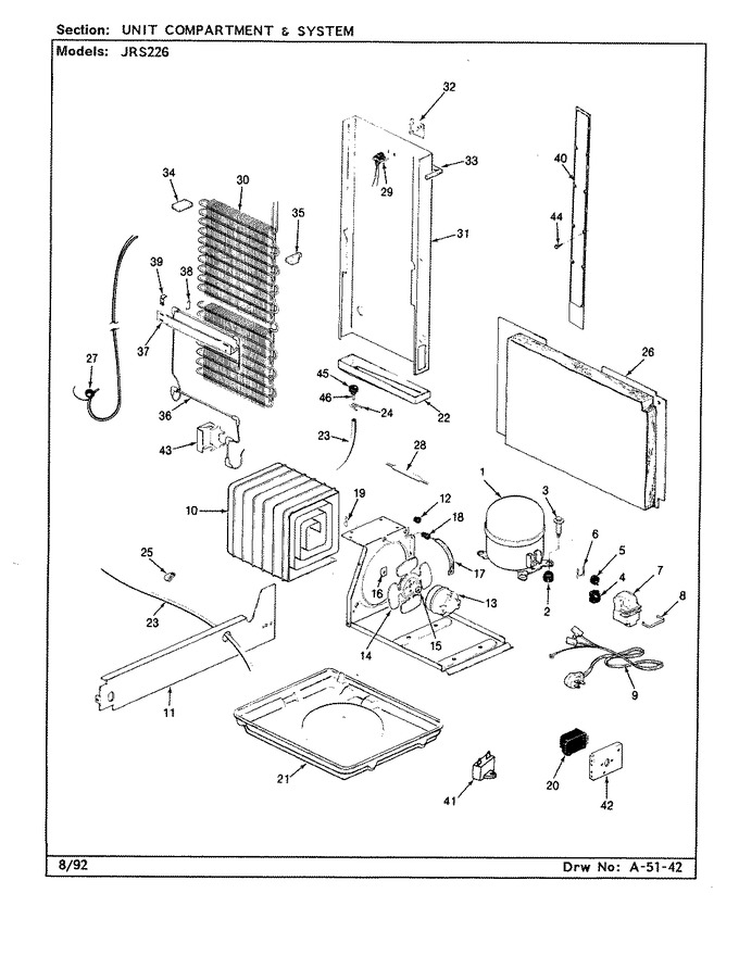 Diagram for JRS226 (BOM: CQ21A)