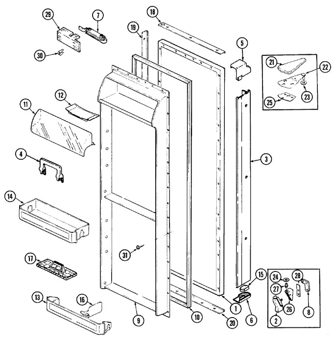 Diagram for JRSDE247B (BOM: DQ84A)