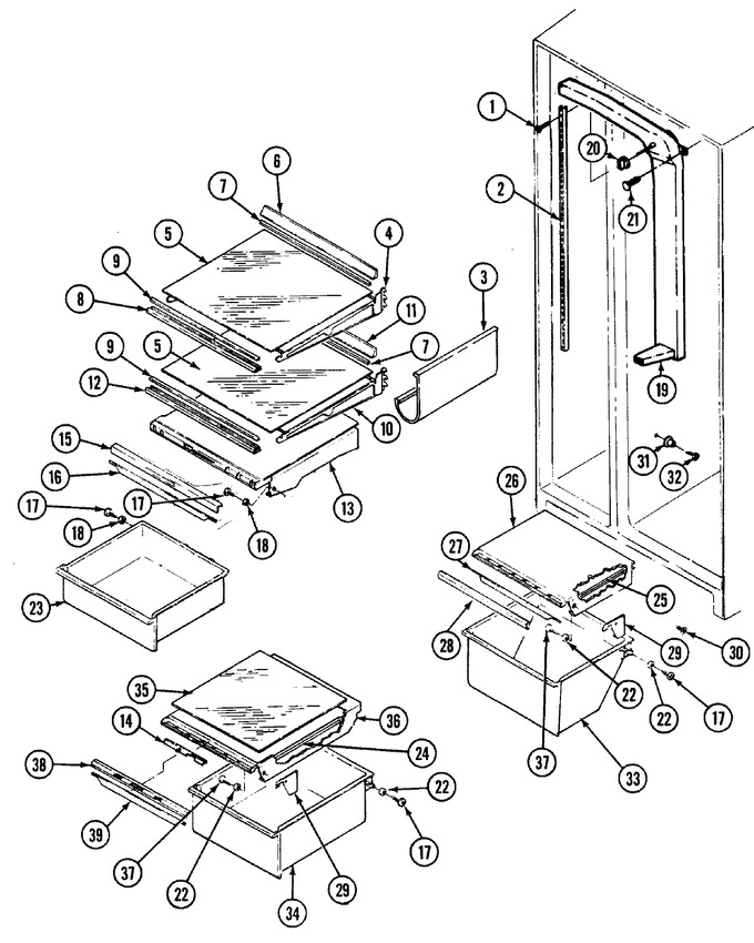 Diagram for JRSDE247W (BOM: DQ82A)