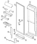 Diagram for 05 - Fresh Food Inner Door