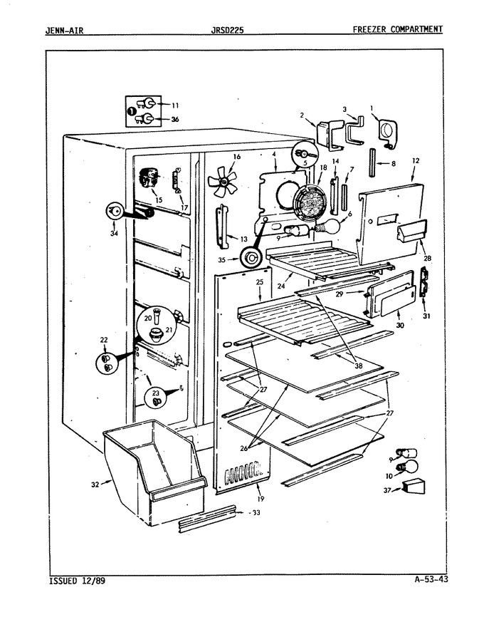 Diagram for JRSD225 (BOM: 9Q20A)