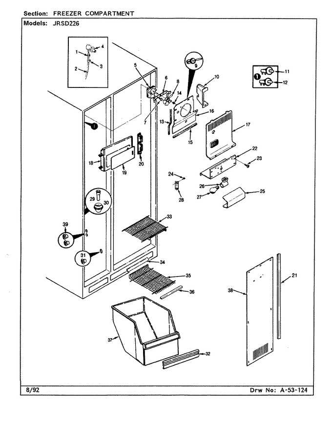 Diagram for JRSD226 (BOM: CQ32A)