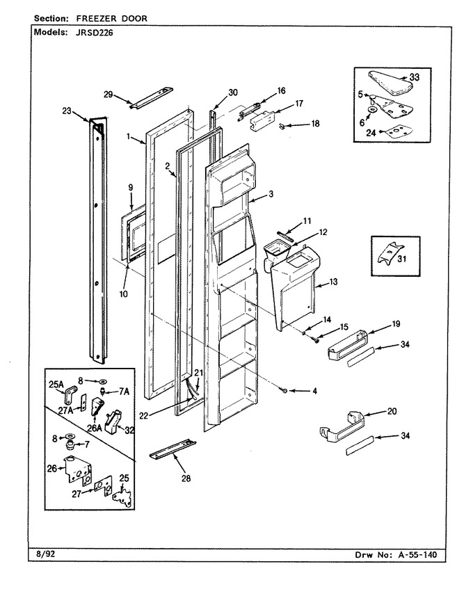 Diagram for JRSD226 (BOM: BQ31A)