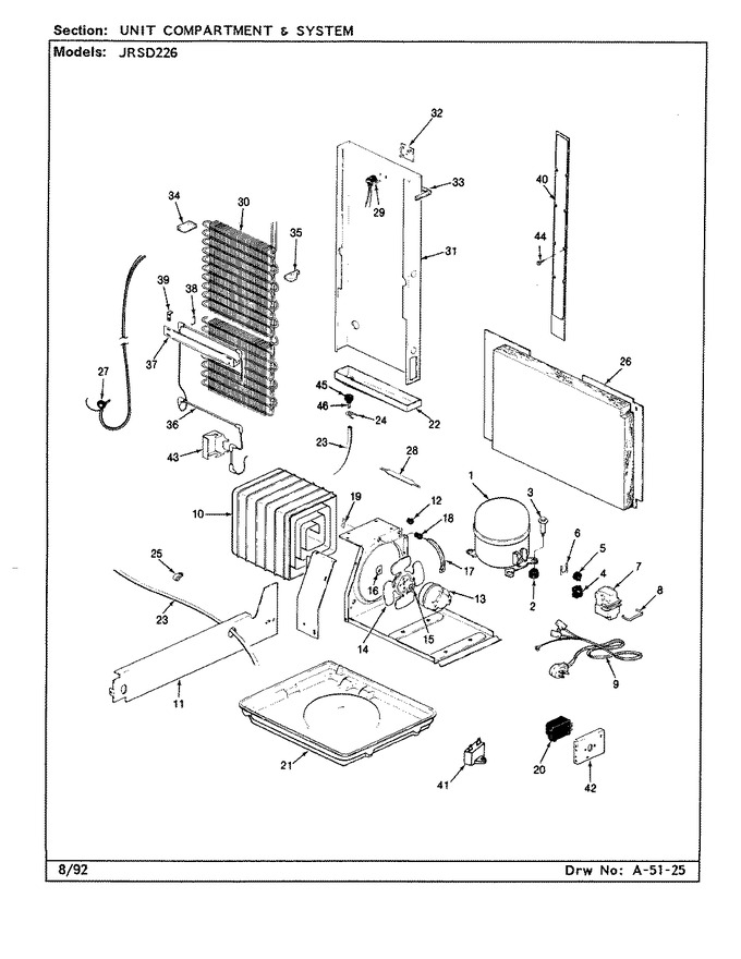 Diagram for JRSD226 (BOM: CQ32A)