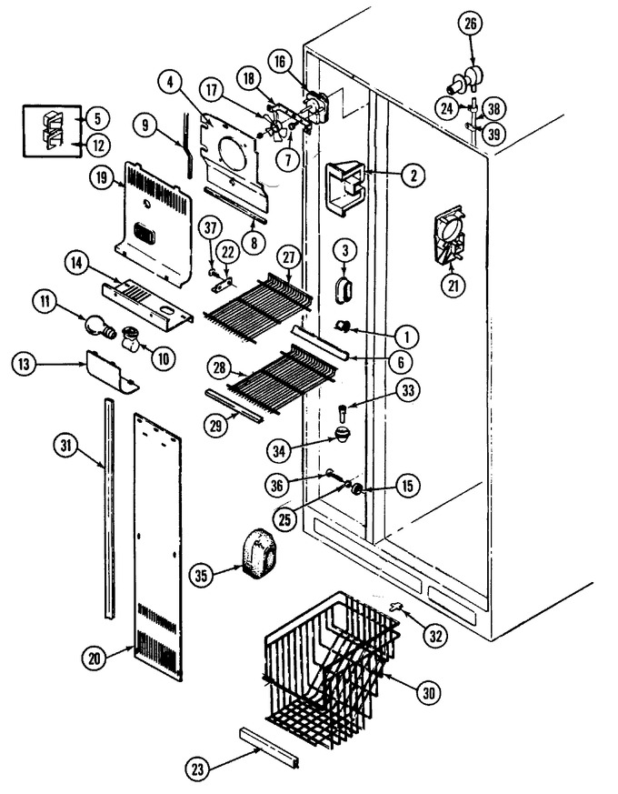 Diagram for JRSDE247W (BOM: DQ82A)
