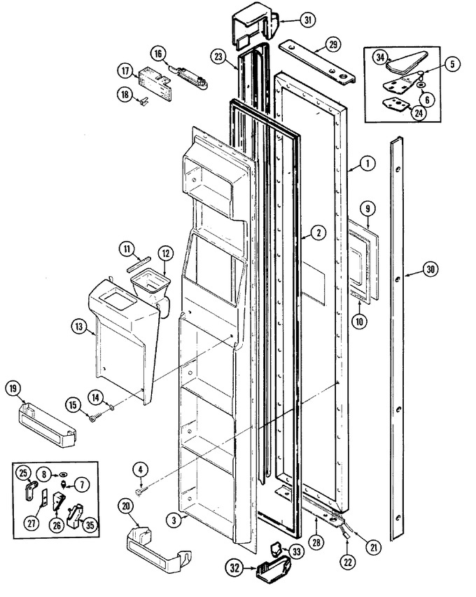 Diagram for JRSD227W (BOM: DQ35A)