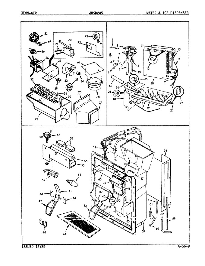 Diagram for JRSD245 (BOM: 9Q25A)