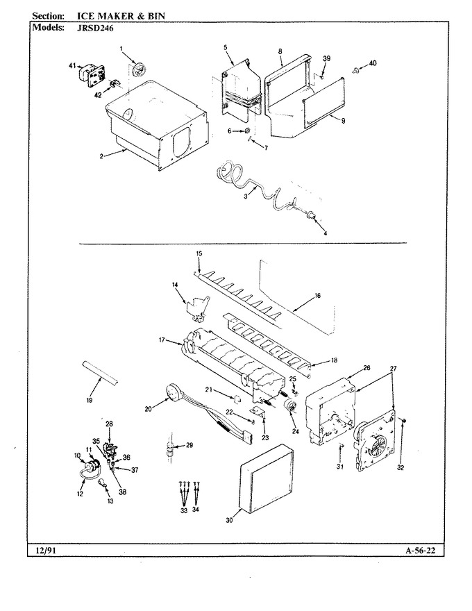 Diagram for JRSD246 (BOM: BQ82A)