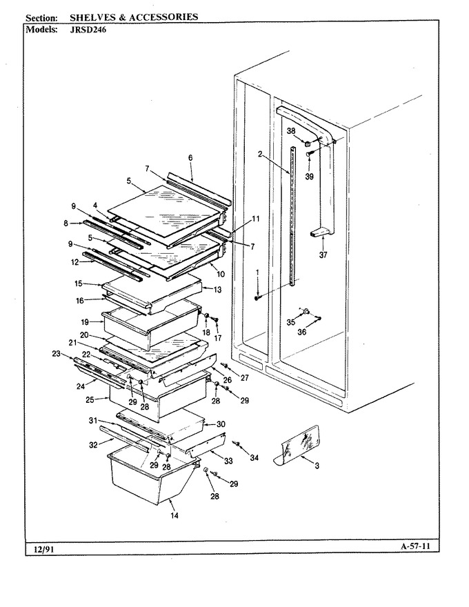 Diagram for JRSD246 (BOM: AQ81B)