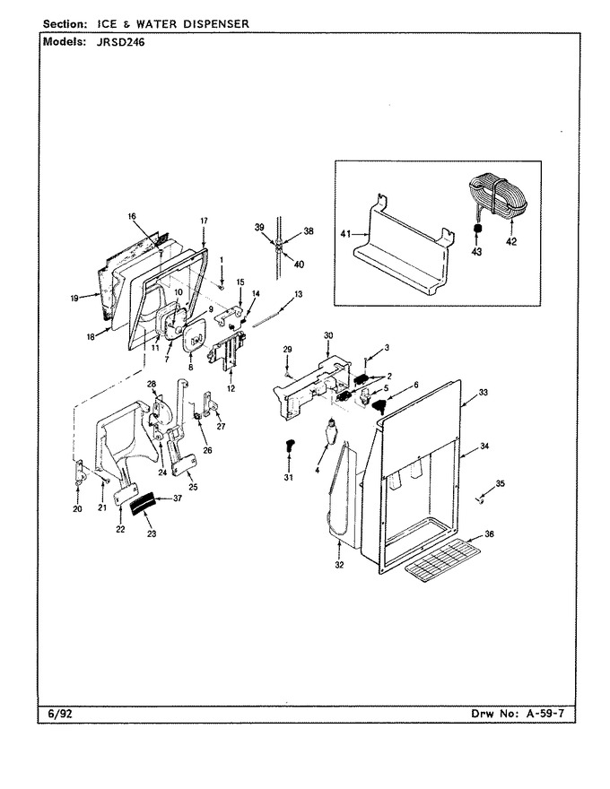 Diagram for JRSD246 (BOM: CQ82A)