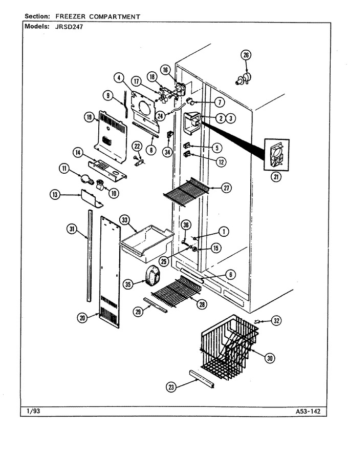 Diagram for JRSD247B (BOM: DQ83A)