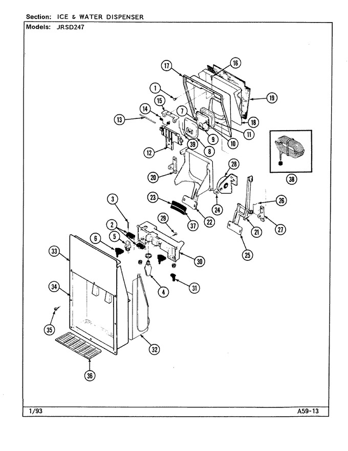 Diagram for JRSD247L (BOM: DQ85A)