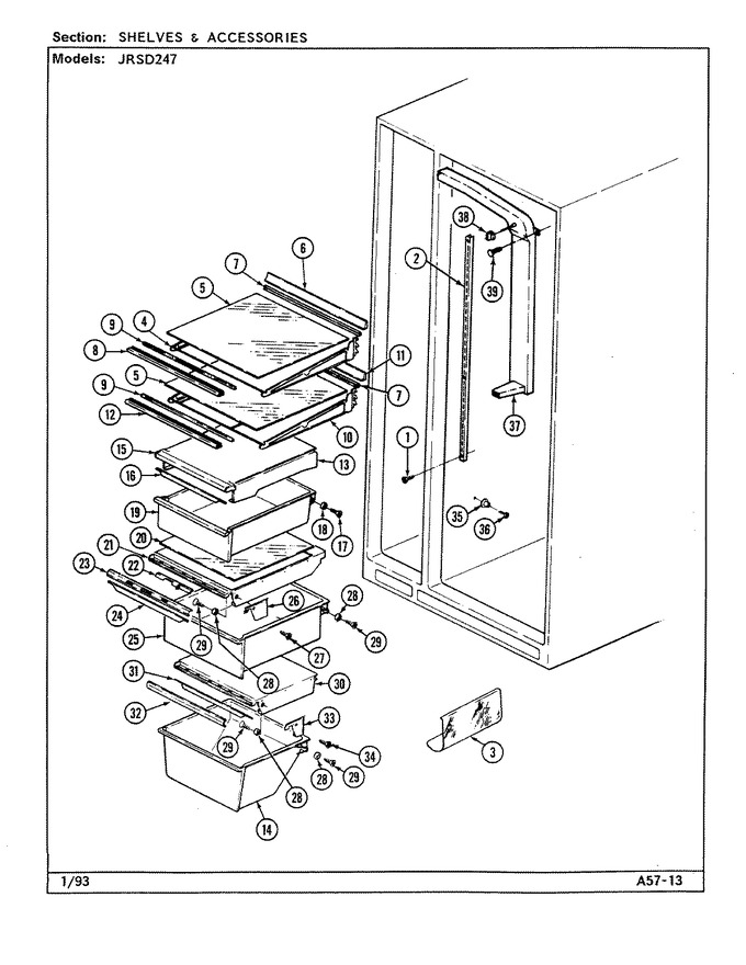 Diagram for JRSD247B (BOM: DQ83A)