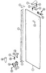 Diagram for 06 - Fresh Food Outer Door