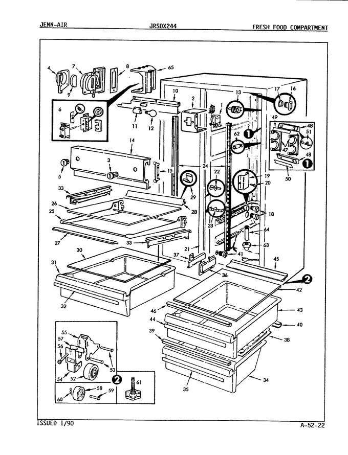 Diagram for JRSDX244 (BOM: 8N05A)