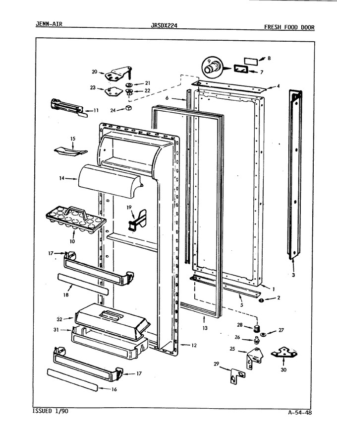 Diagram for JRSDX244 (BOM: 7N15A)