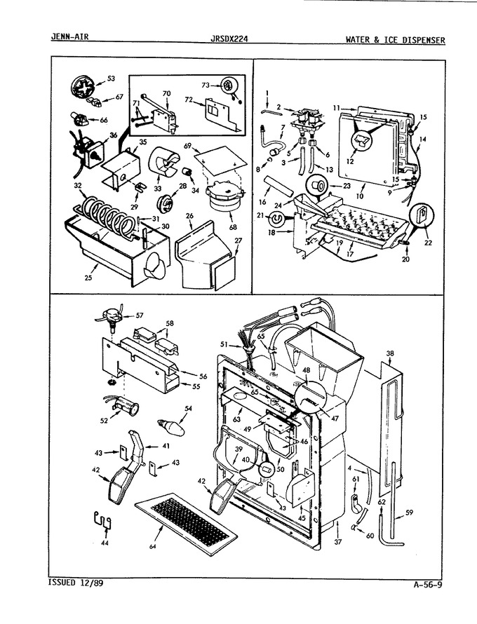 Diagram for JRSDX244 (BOM: 8N62A)