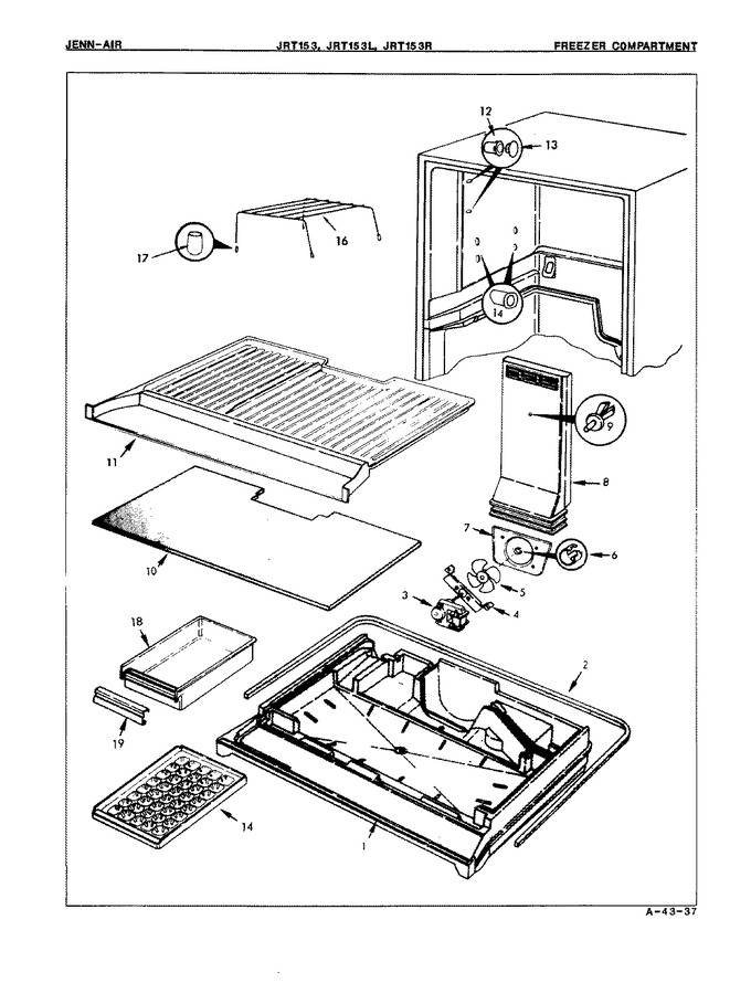 Diagram for JRT153 (BOM: 7C51A)