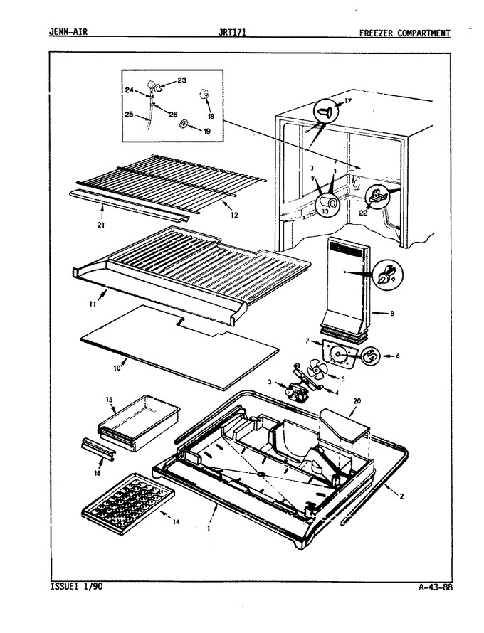 Diagram for JRT171L (BOM: 9C63B)