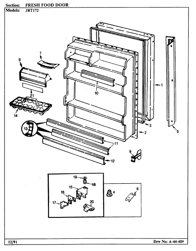 Diagram for JRT172L (BOM: AJ22B)