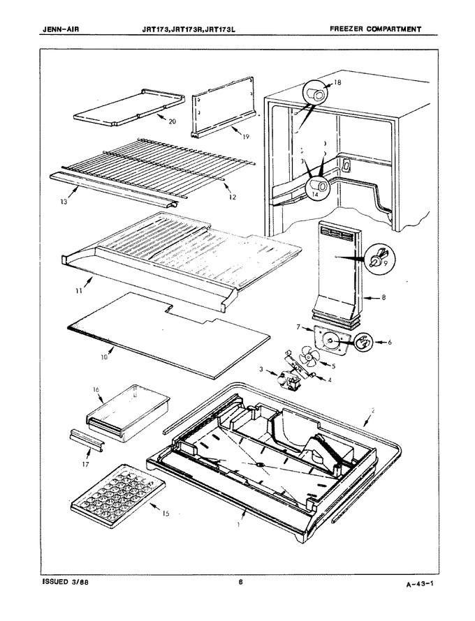 Diagram for JRT173 (BOM: 7C52A)