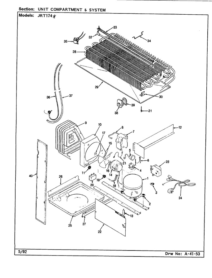 Diagram for JRT174 (BOM: CJ23A)