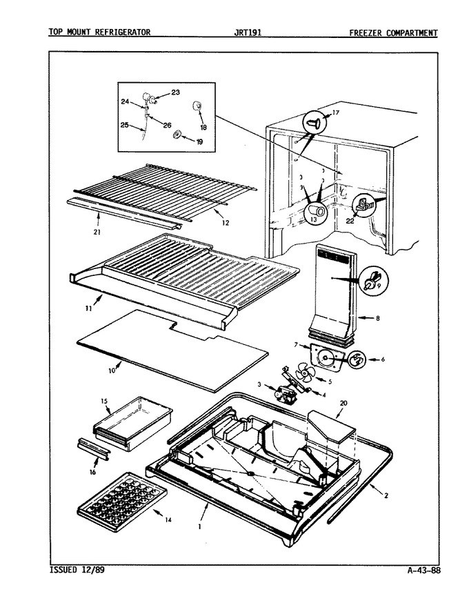 Diagram for JRT191 (BOM: 9C64B)