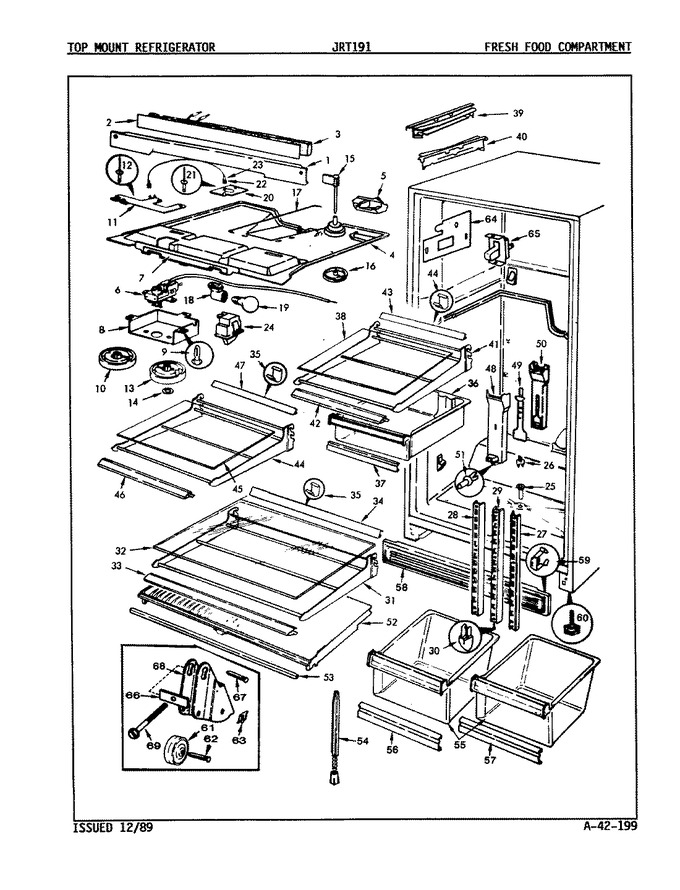Diagram for JRT191 (BOM: 9C64B)