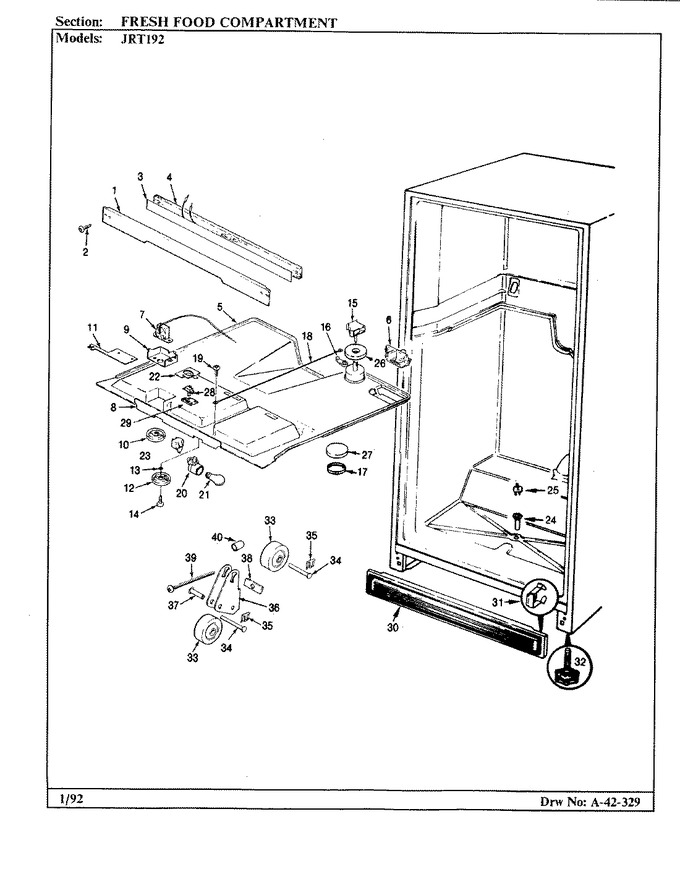 Diagram for JRT192 (BOM: CJ51B)