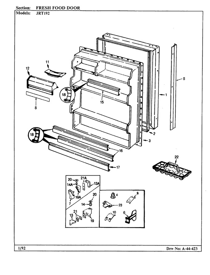 Diagram for JRT192 (BOM: AJ51A)