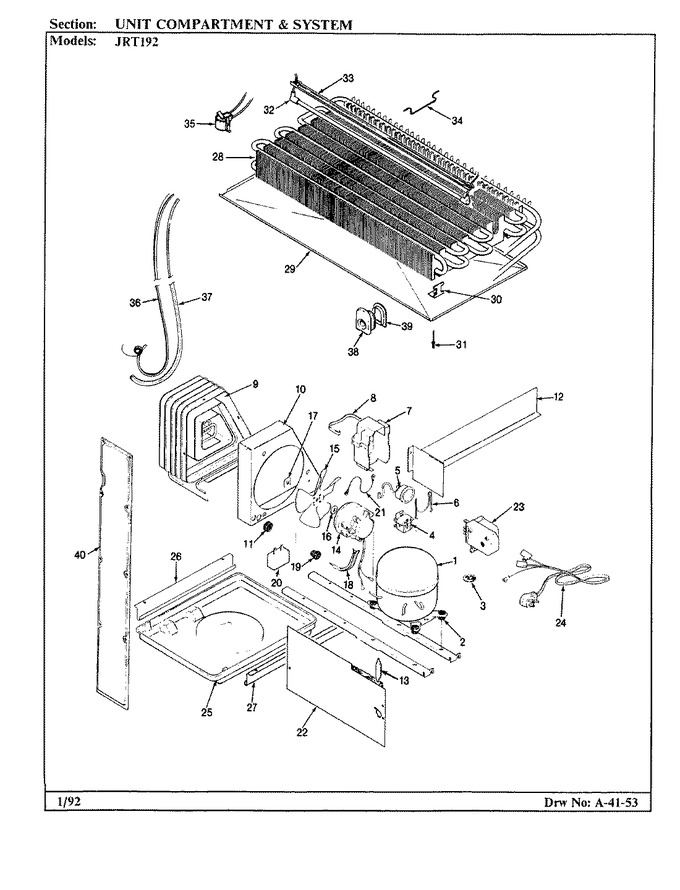 Diagram for JRT192 (BOM: BJ51C)