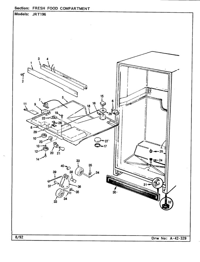 Diagram for JRT196 (BOM: CJ55A)