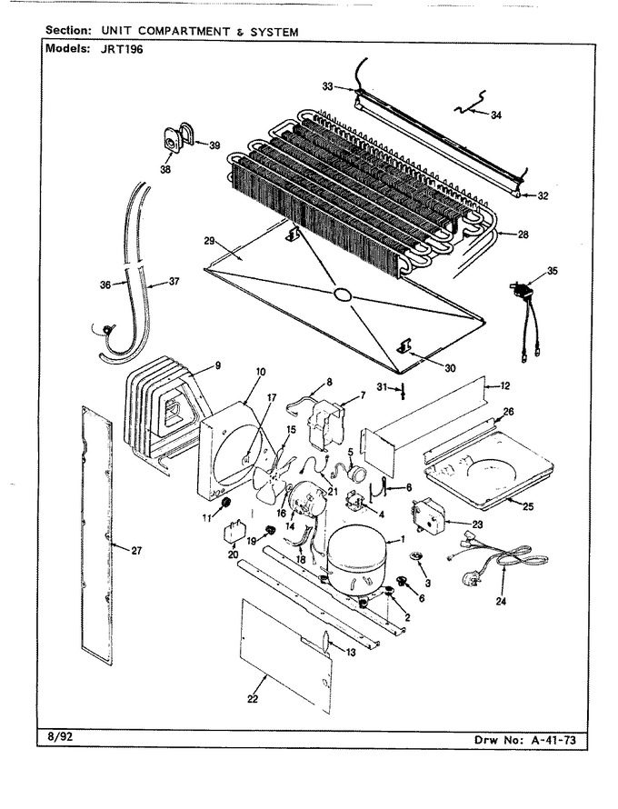 Diagram for JRT196 (BOM: BJ55A)