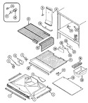 Diagram for 01 - Freezer Compartment