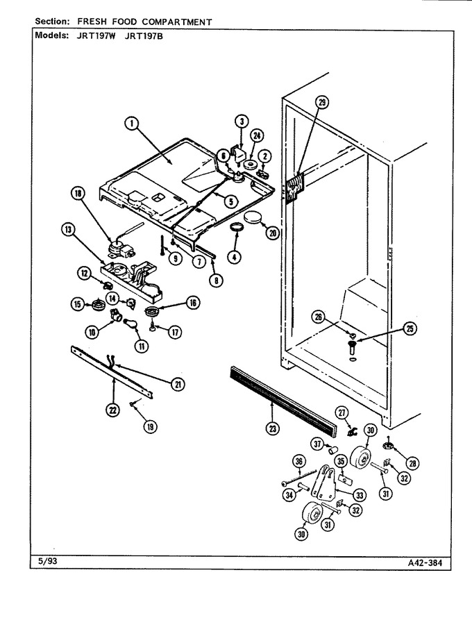 Diagram for JRT197B (BOM: DE79A)